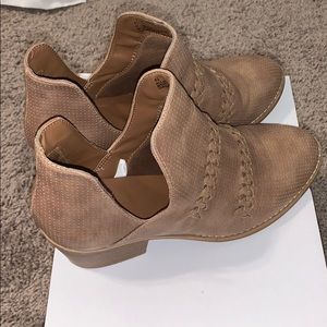 Brown booties